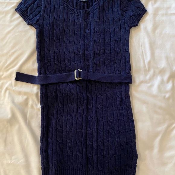 Ralph Lauren Cotton navy size 7 Cable knit dress - Picture 2 of 8